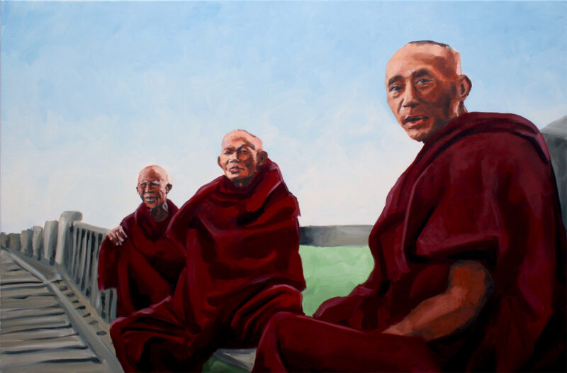 3 old monks